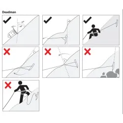 DMM ancla nieve Dead Man rojo