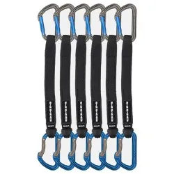 DMM cintas exprés Shadow 25 cm - Pack 6 azul