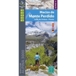Mapa Alpina Macizo de Monte Perdido