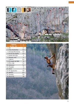 Escalada deportiva en la Cordillera Cantábrica