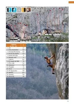 Escalada deportiva en la Cordillera Cantábrica
