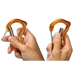 Grivel mosquetón K10G Clepsydra Small Twin Gate