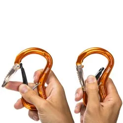 Grivel mosquetón antigiro K10G Clepsydra Twin Gate
