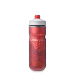 HydraPak Polar Surge Ascent - bidón 700 ml aislado rojo