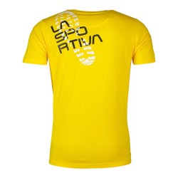 La Sportiva camiseta mujer Footsteep amarilla