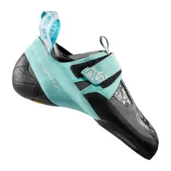 La Sportiva Skwama Vegan mujer - carbon/turquesa