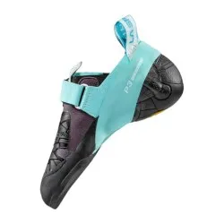 La Sportiva Skwama Vegan mujer - carbon/turquesa