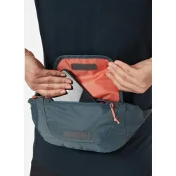 Riñonera Lowe Alpine 1L Belt Pack ligera con panel trasero spacer mesh y bolsillos con cremallera