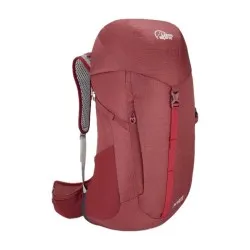 Mochila Lowe Alpine AirZone Active ND25L Deep Heather para mujer con espalda ventilada AirZone LT y cubremochilas 