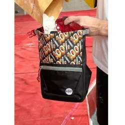 Moon magnesera Bouldering - retro outline black