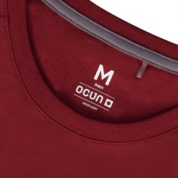 Ocun Raglan camiseta hombre manga corta Merlot Van