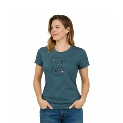 Ocun Classic camiseta mujer - petrol mediterran queen