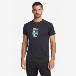 Ocun Raglan camiseta hombre m/corta - dark grey Polaroid