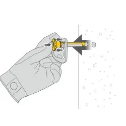 Petzl COEUR PULSE 12 mm Anclaje amovible con función de bloqueo