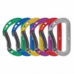 Petzl mosquetón Spirit gatillo curvo - pack 6 colores