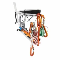Petzl FLY arnés ultraligero negro naranja talla S para alpinismo y esquí de montaña *