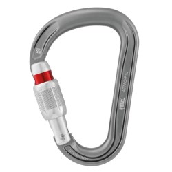 Petzl mosquetón HMS Attache gris