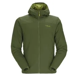 Chaqueta Rab Xenair Alpine Light Hoody con aislamiento PrimaLoft Gold Active y tejido Pertex Quantum Air para montaña