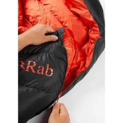Saco de dormir Rab Neutrino Pro -6°C Regular 185 cm con pluma 800FP y tejido Pertex Quantum Pro
