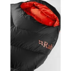Saco de dormir Rab Neutrino Pro -6°C Regular 185 cm con pluma 800FP y tejido Pertex Quantum Pro