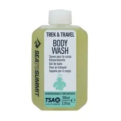 Jabón biodegradable líquido Sea to Summit Trek & Travel de 100 ml para viaje, trekking, camping y expediciones